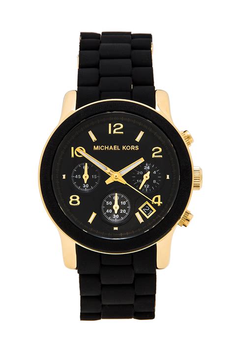 all black michael kors watch|michael kors black diamond watch.